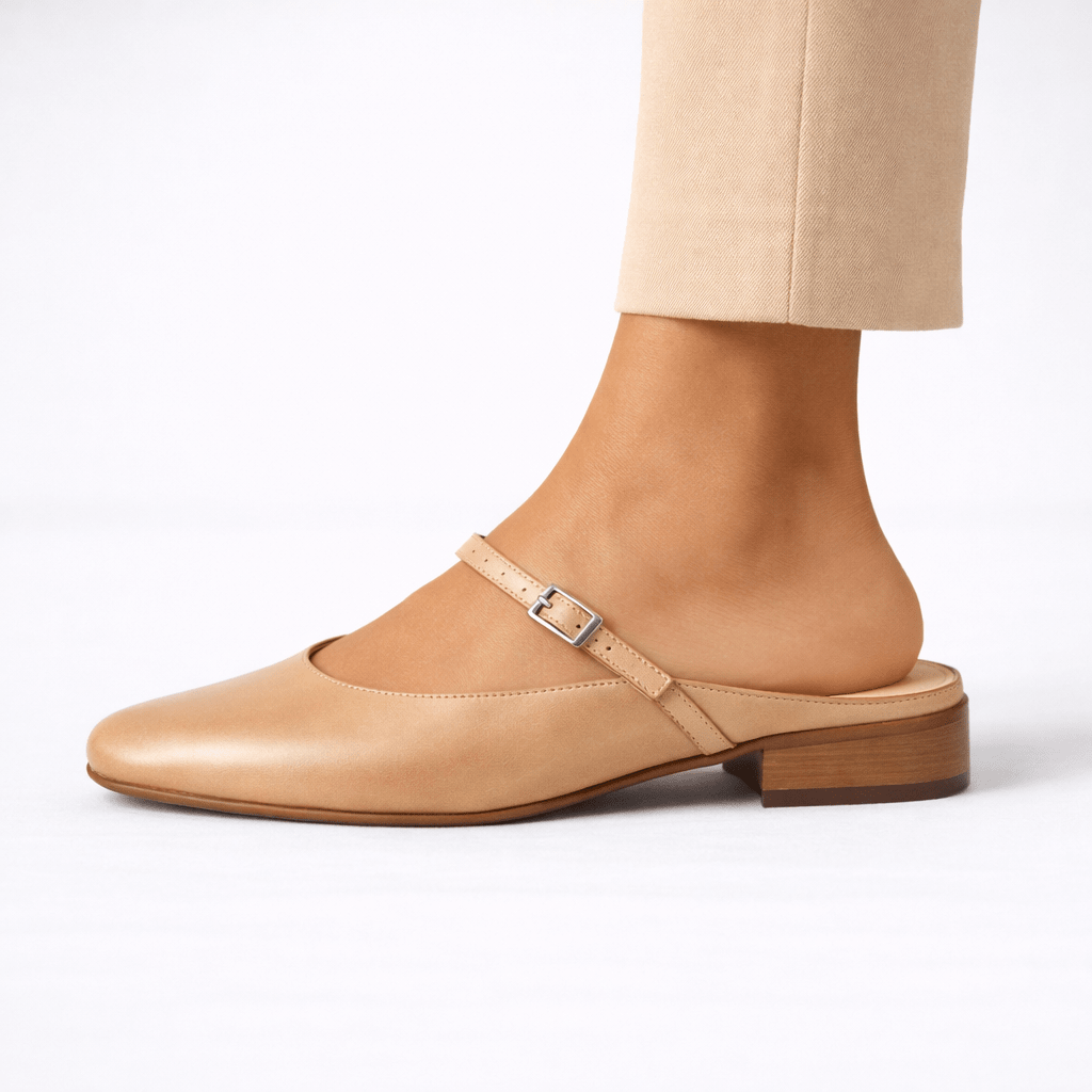 Classic Pointed Toe Mule Flats - Shoe Corners