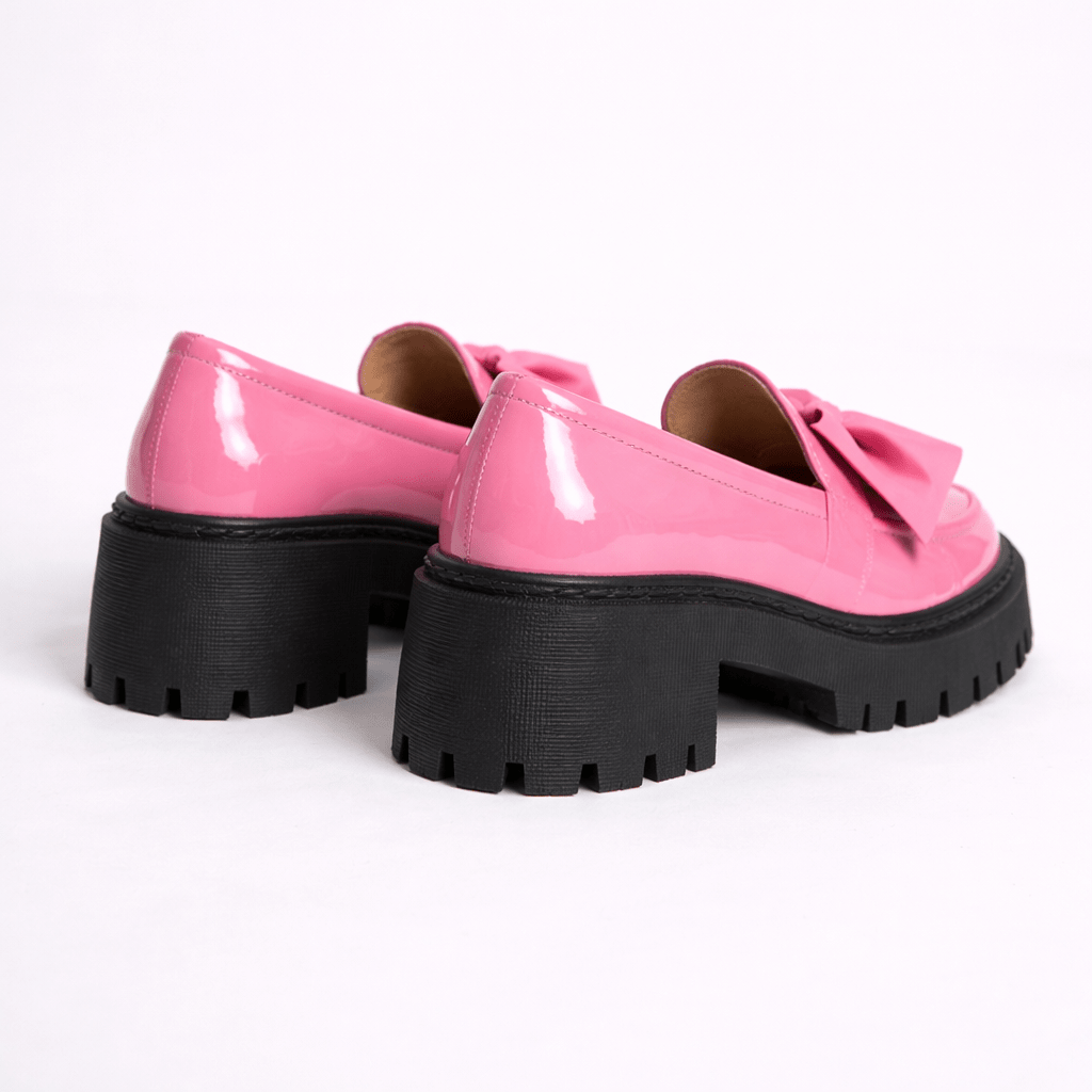 Women’s Bow Platform Loafer Shoes - Shoe Corners