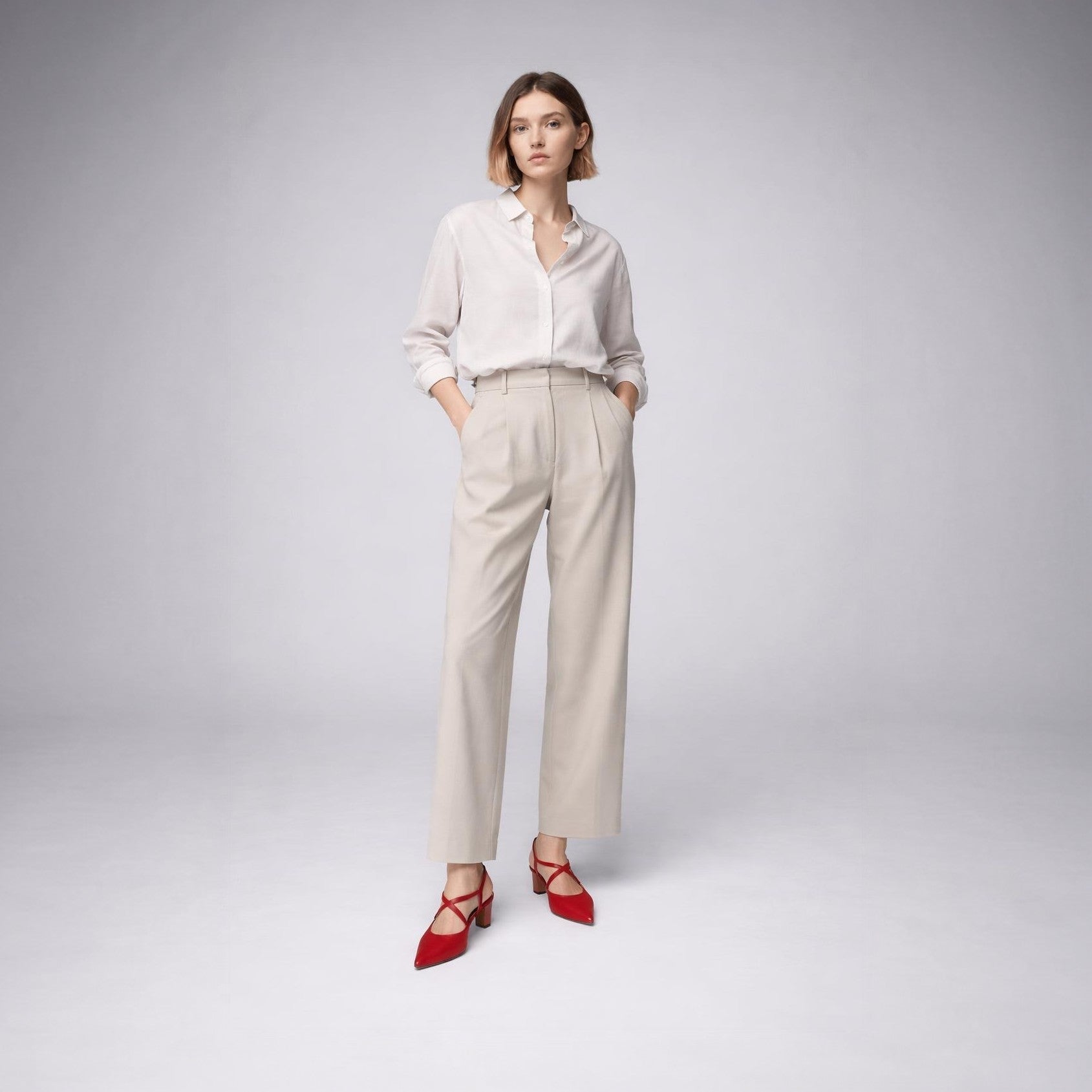 Women’s Cross Strap Mary Jane Mule Flats - Shoe Corners