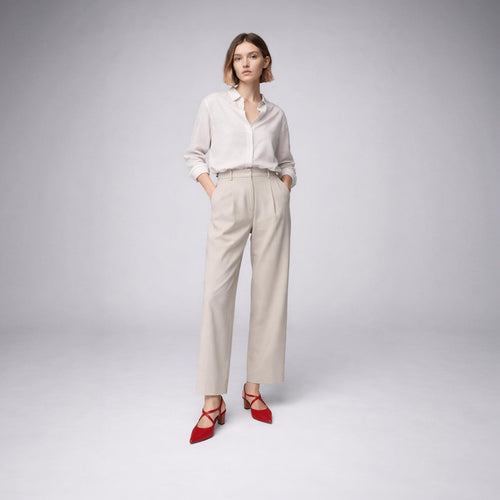 Women’s Cross Strap Mary Jane Mule Flats - Shoe Corners