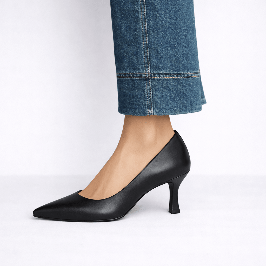 Women’s Pointed Toe Low Heel Pumps - Shoe Corners