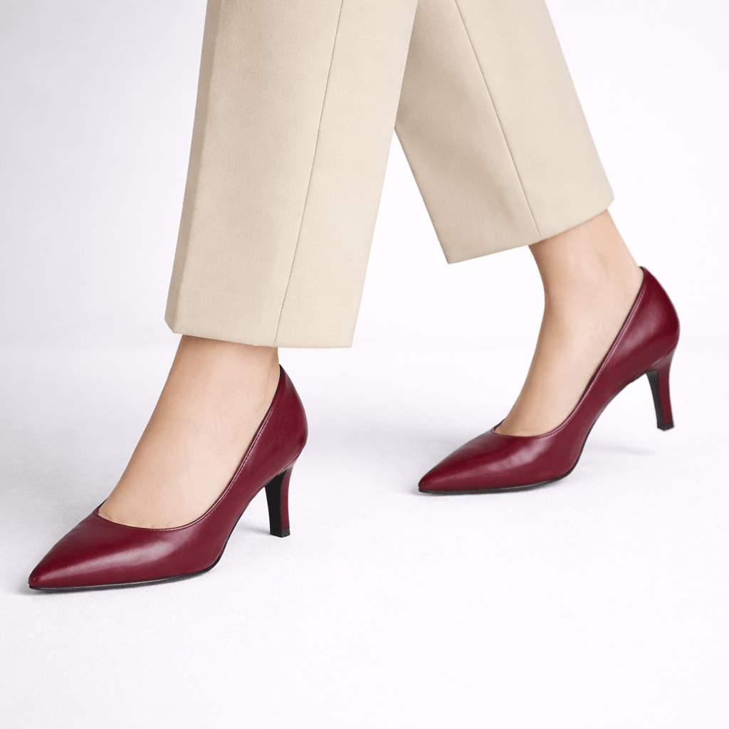 Women’s Pointed Toe Low Heel Pumps - Shoe Corners