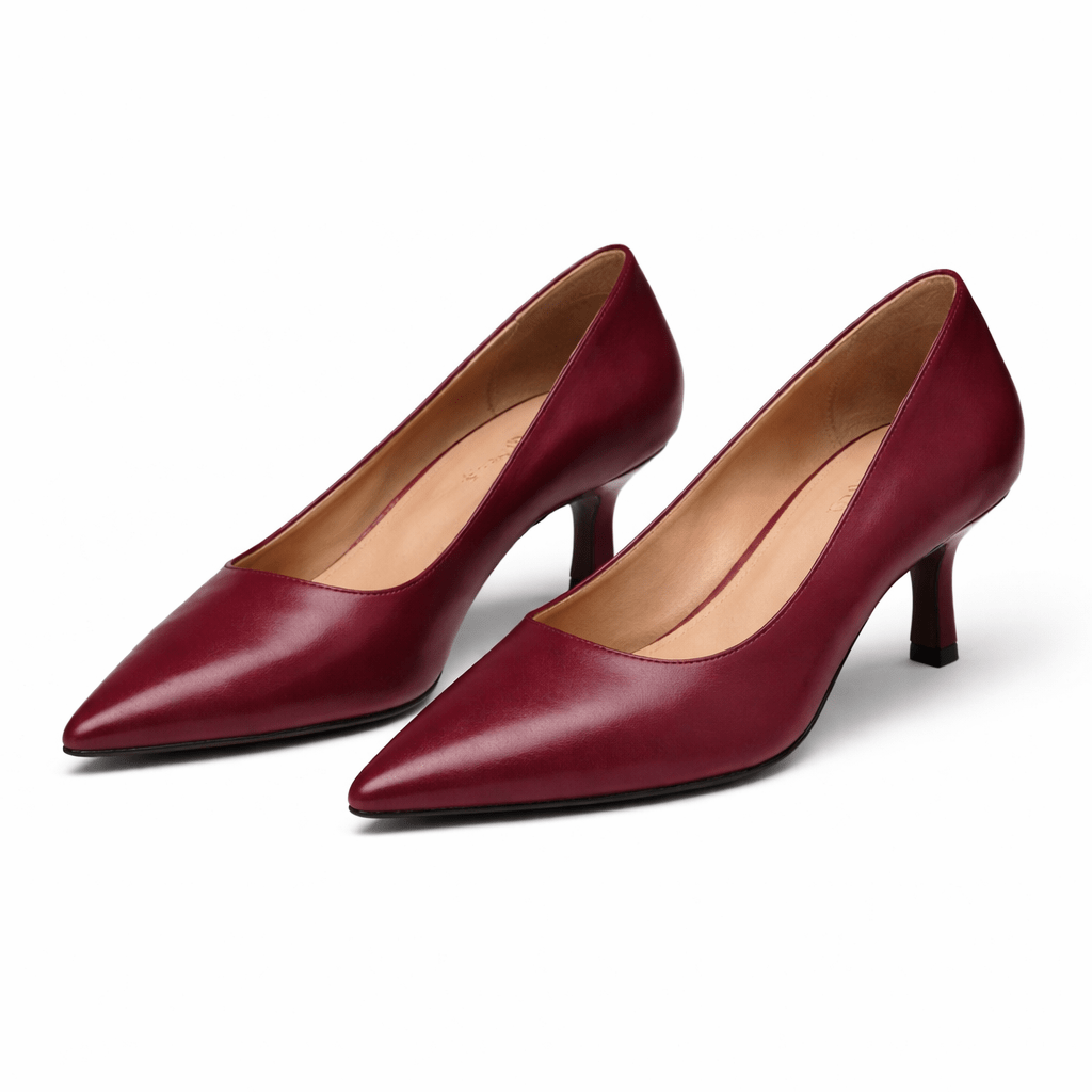 Women’s Pointed Toe Low Heel Pumps - Shoe Corners