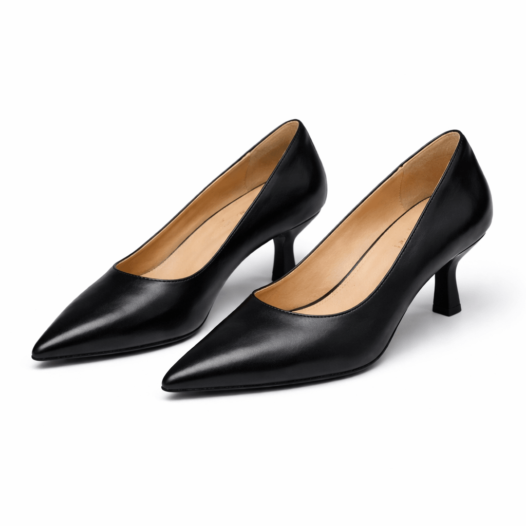 Women’s Pointed Toe Low Heel Pumps - Shoe Corners