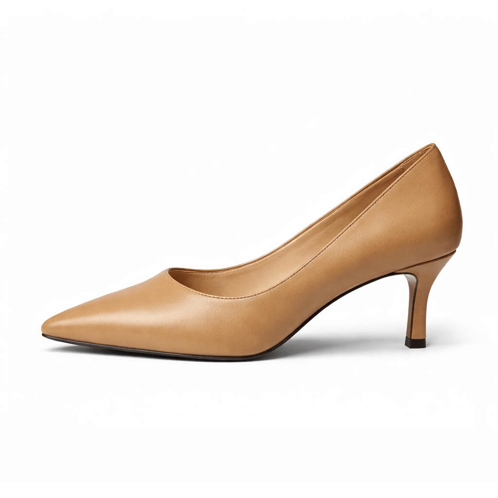 Women’s Pointed Toe Low Heel Pumps - Shoe Corners