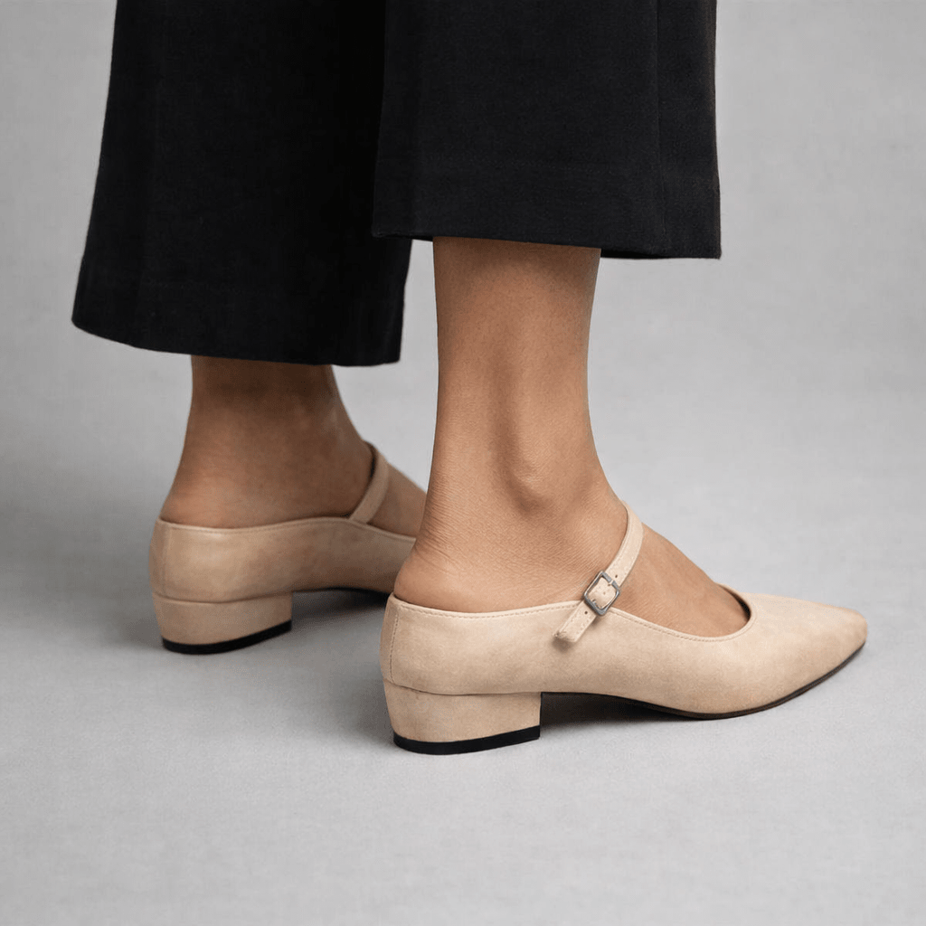Women’s Pointed Toe Mary Jane Mule Heels - Shoe Corners