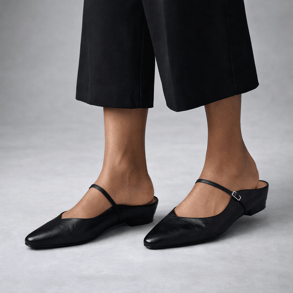 Women’s Pointed Toe Mary Jane Mule Heels - Shoe Corners