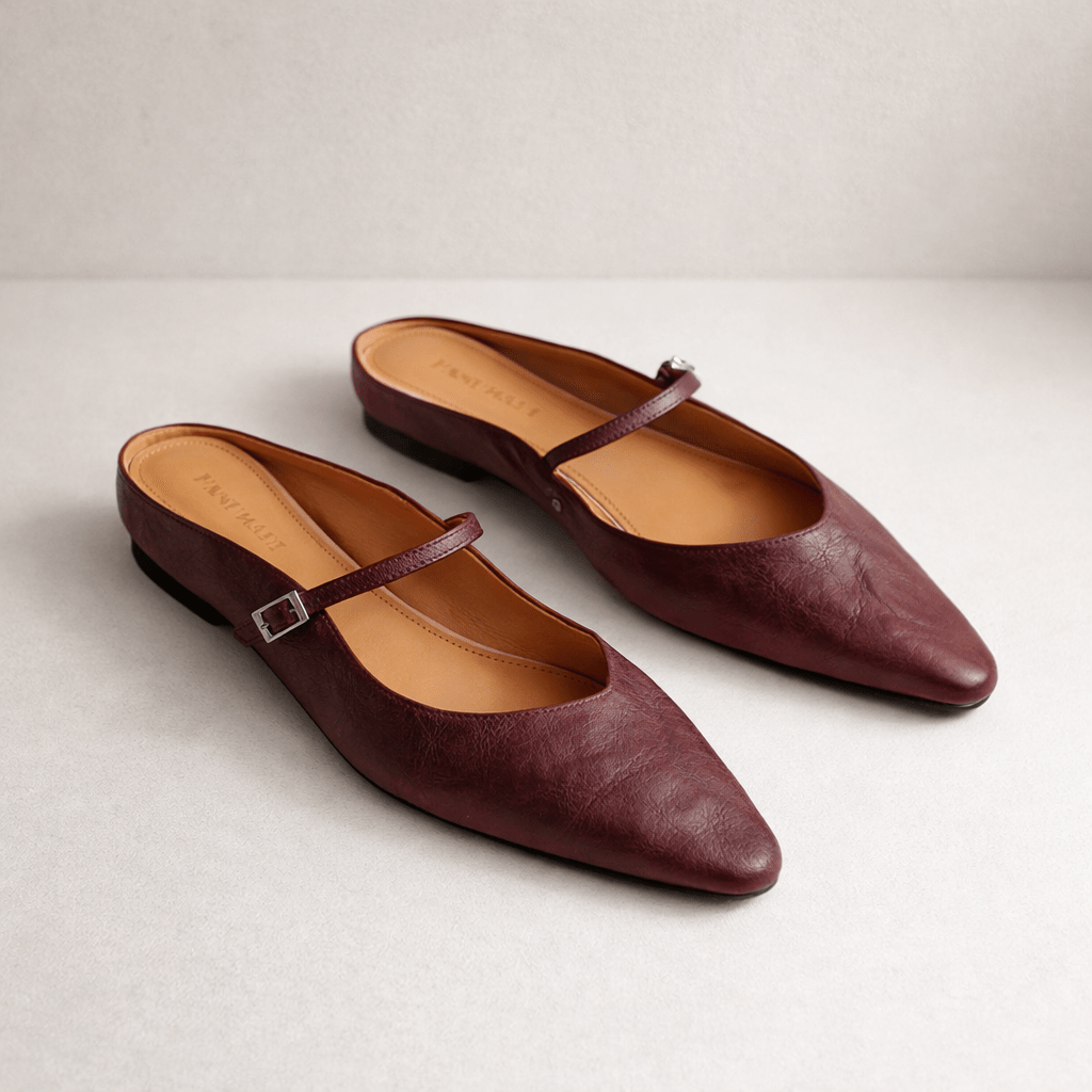 Women’s Pointed Toe Mary Jane Mule Heels - Shoe Corners