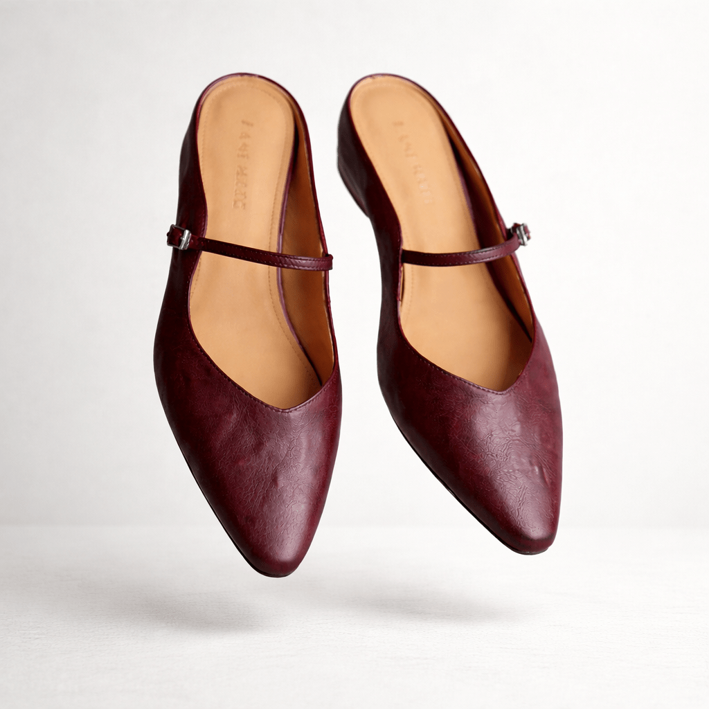 Women’s Pointed Toe Mary Jane Mule Heels - Shoe Corners