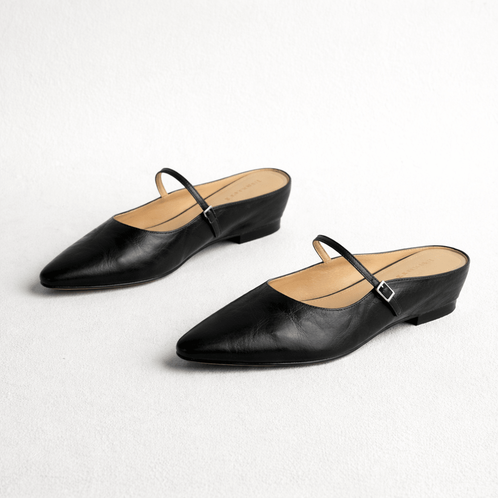 Women’s Pointed Toe Mary Jane Mule Heels - Shoe Corners