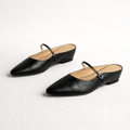 Women’s Pointed Toe Mary Jane Mule Heels - Shoe Corners