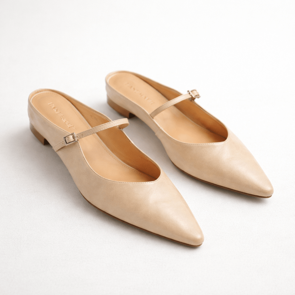 Women’s Pointed Toe Mary Jane Mule Heels - Shoe Corners