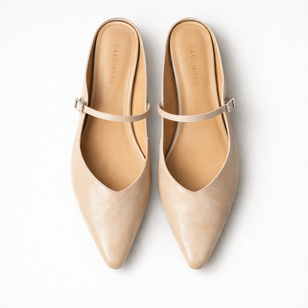 Women’s Pointed Toe Mary Jane Mule Heels - Shoe Corners