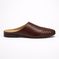 Women’s Woven Leather Mule Flats - Shoe Corners